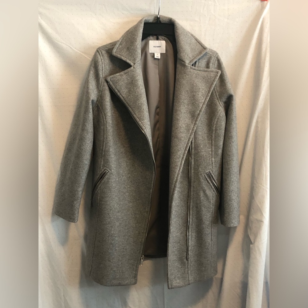 Old Navy Gray Dressy Coat